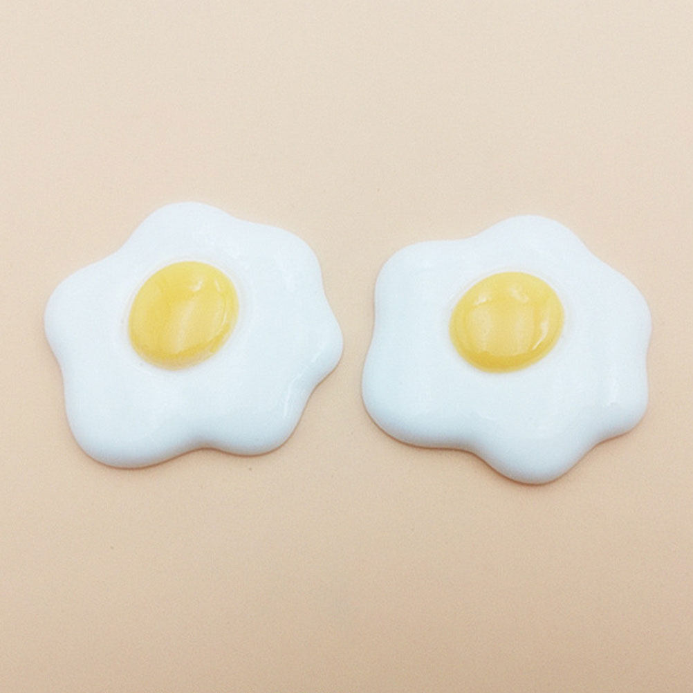 Resin Craft Material - 20Pcs Egg Resin DIY Craft Accessories