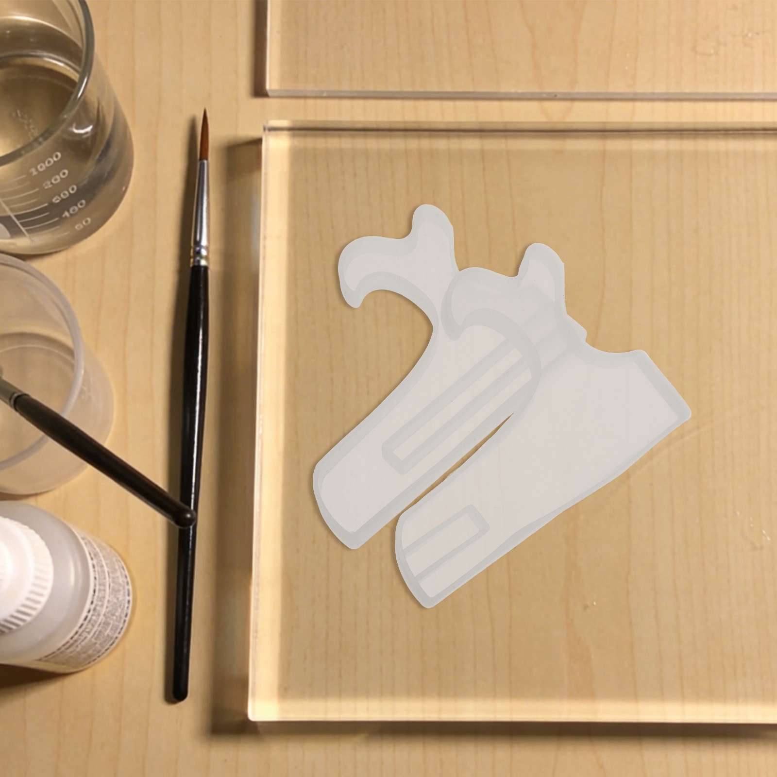 Resin Craft Workshop - 1Set Clear Silicone Frame Mold Epoxy