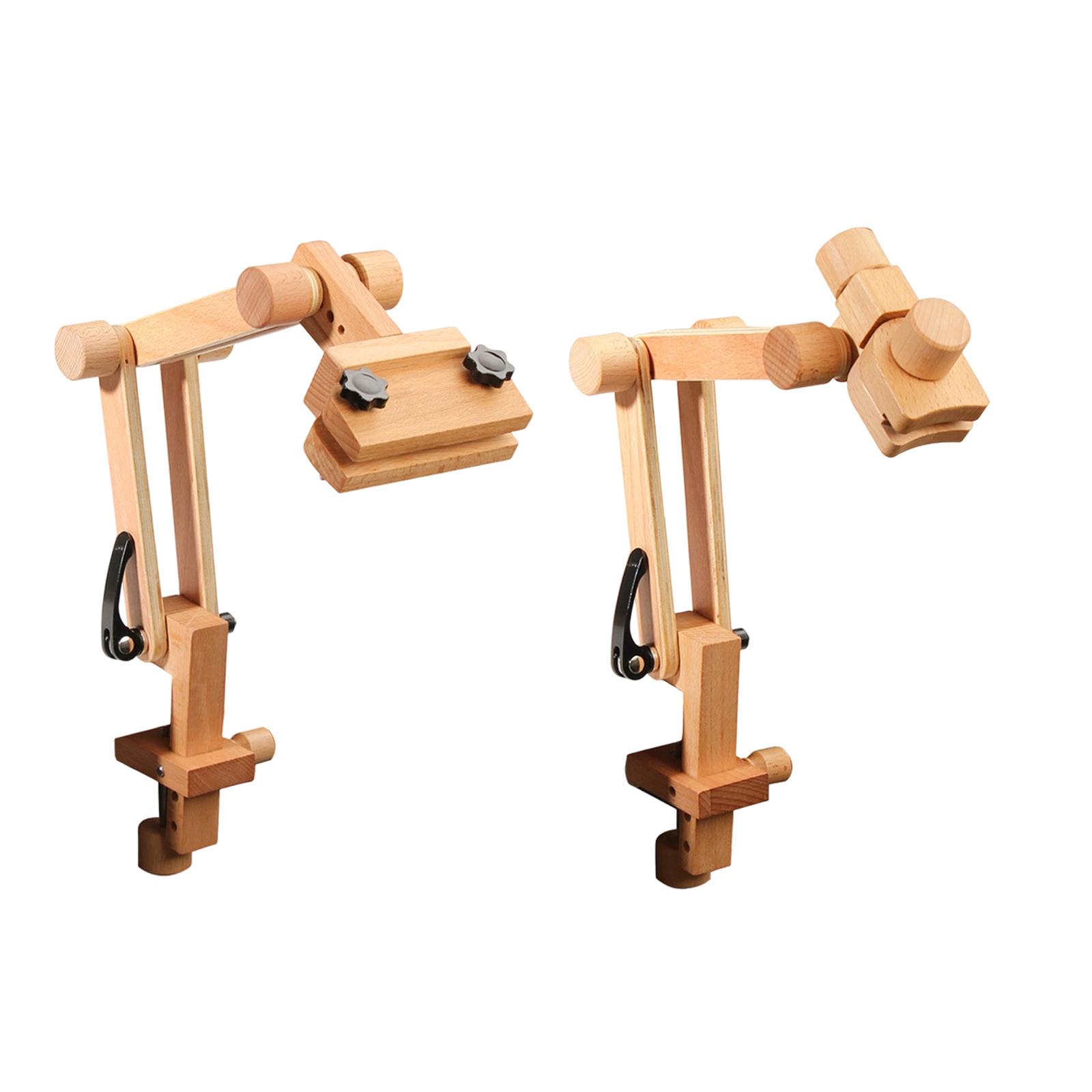 Wood Ring Blank - Rotatable Embroidery Hoop Holder Stand Wooden