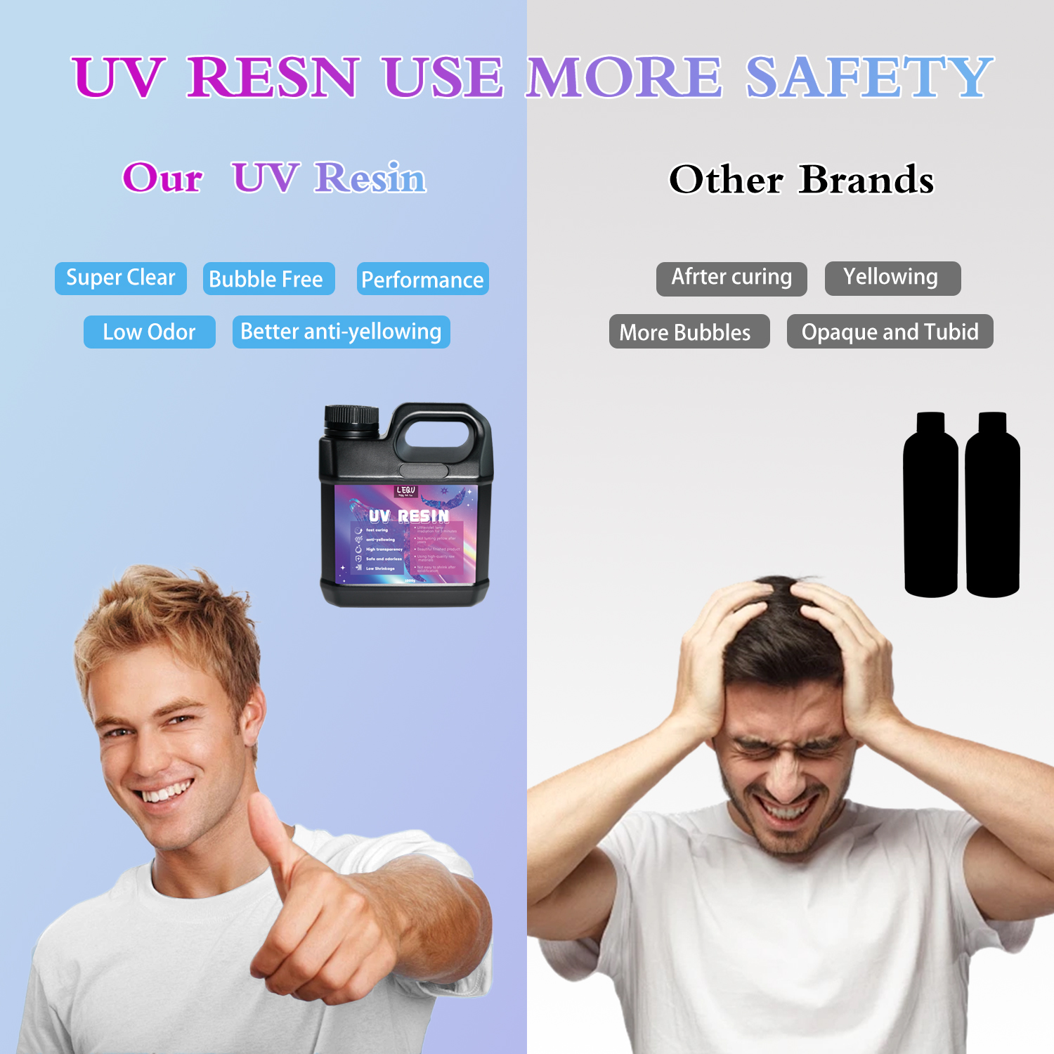 Bulk UV Resin Crystal Clear La - Epoxy Uv Resin Kit incelemesi ve fiyatı