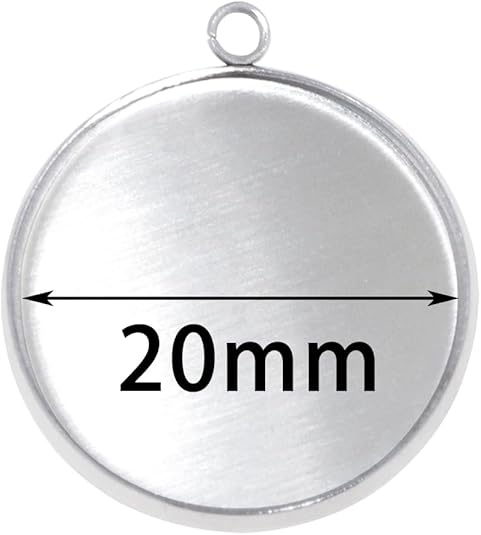 20 Pieces Stainless Steel Roun - Crafting Resin incelemesi ve fiyatı