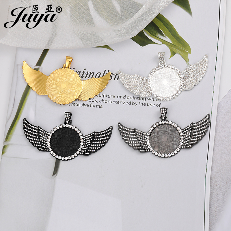 5PCS Blank Wings Pendant Setti - Bezels Set Pendant incelemesi ve fiyatı