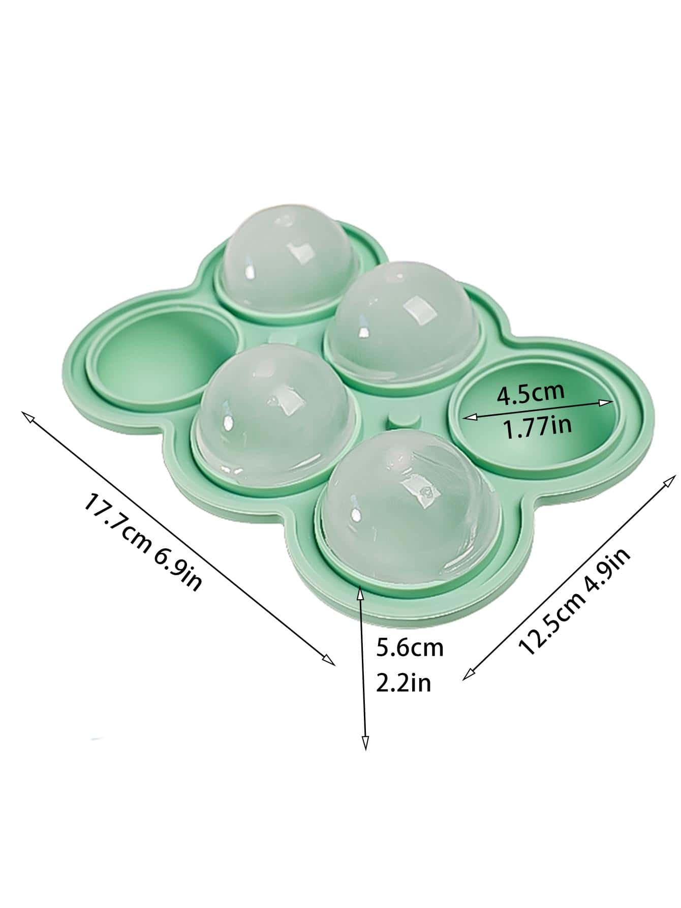 1pc Silicone 6-Cavity Ice Ball - Silicone Mold Tray incelemesi ve fiyatı