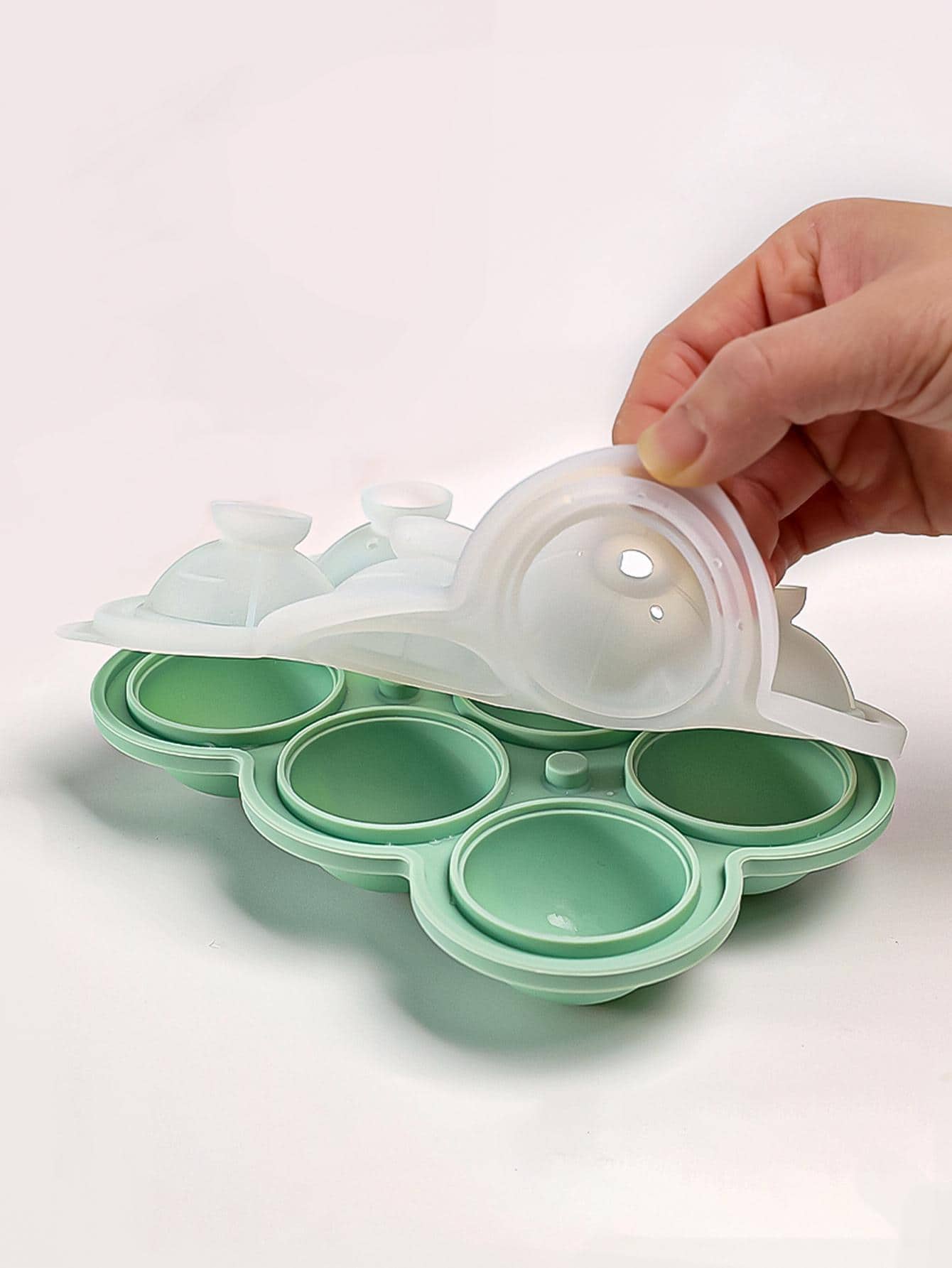 1pc Silicone 6-Cavity Ice Ball - Silicone Mold Tray incelemesi ve fiyatı