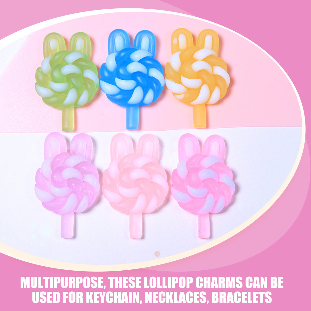 24Pcs Cute Cartoon Lollipop Ch - Crafting Resin incelemesi ve fiyatı