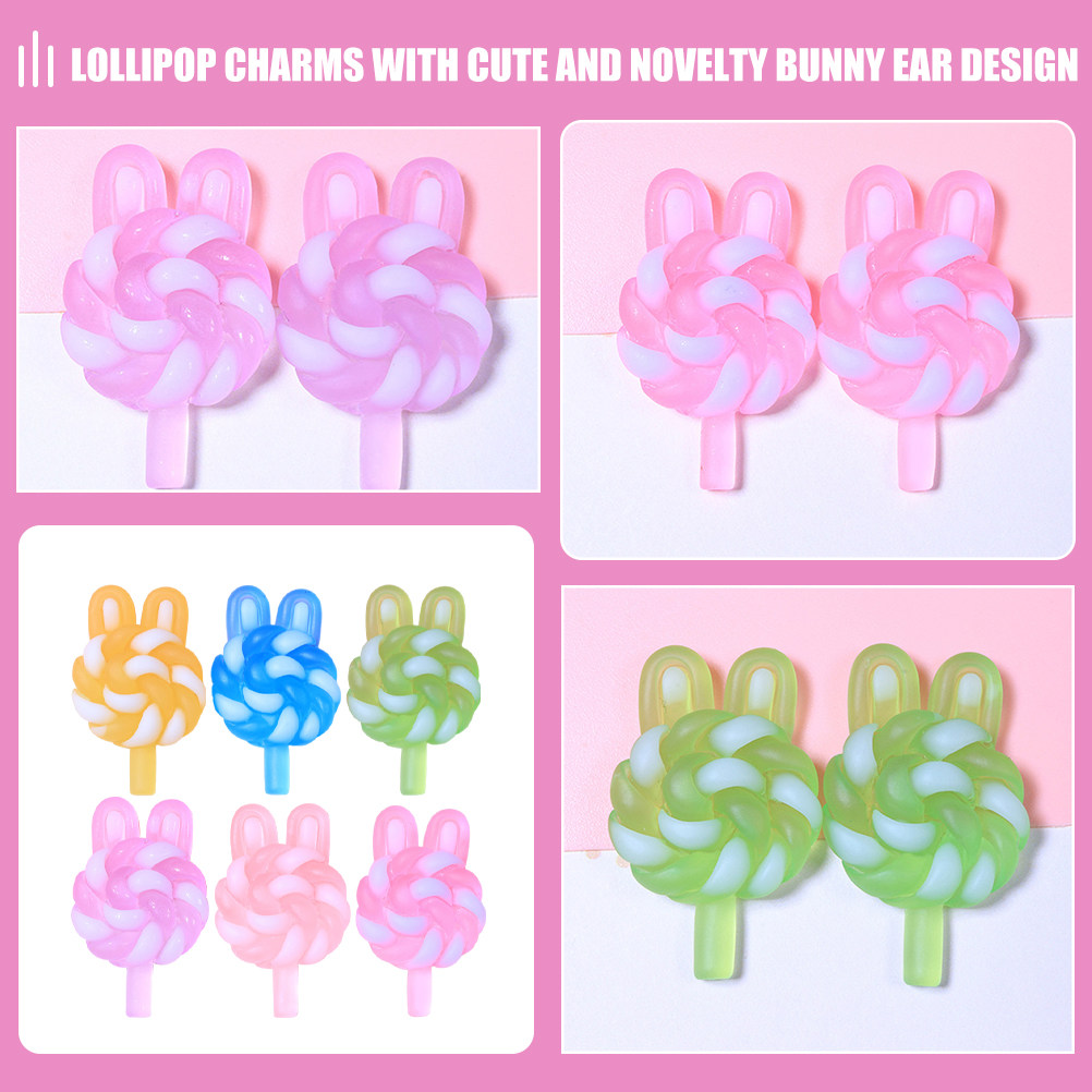 24Pcs Cute Cartoon Lollipop Ch - Crafting Resin incelemesi ve fiyatı