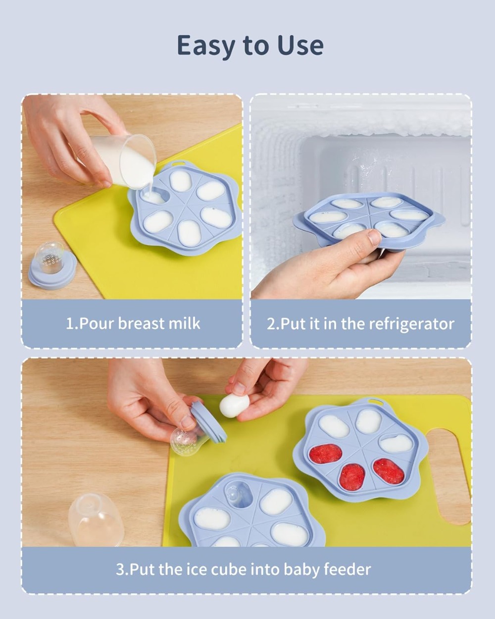 Silicone Baby Fruit Food Feede - Silicone Mold Tray incelemesi ve fiyatı