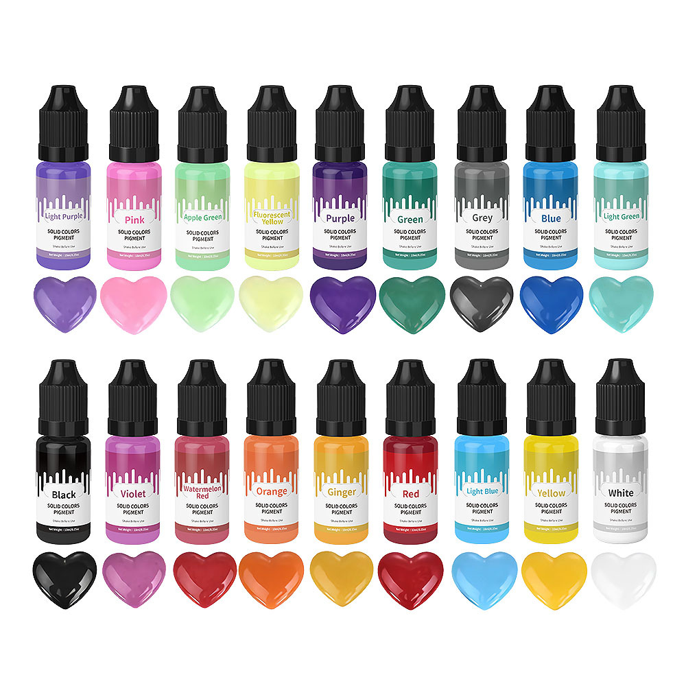 18Colors 10ml Macaron Solid Pa - Resin Pigment Set incelemesi ve fiyatı