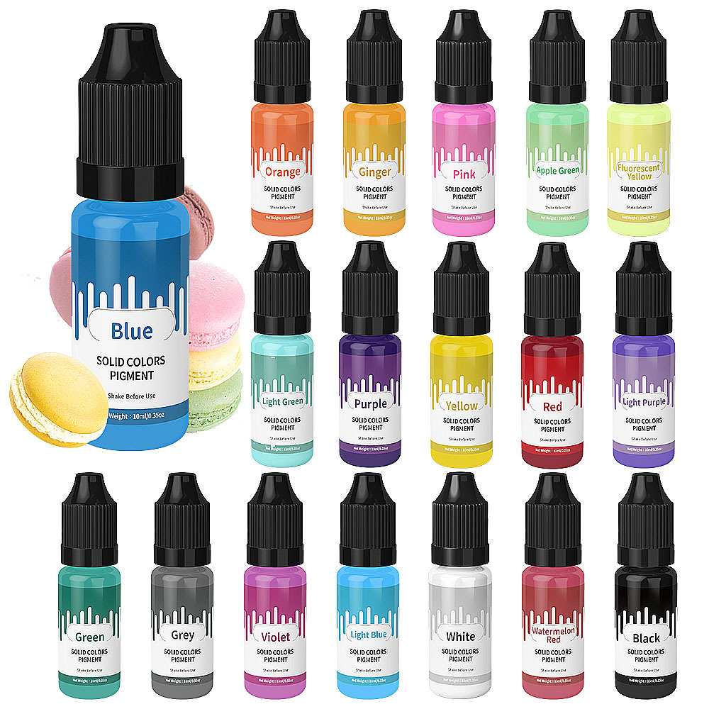18Colors 10ml Macaron Solid Pa - Resin Pigment Set incelemesi ve fiyatı