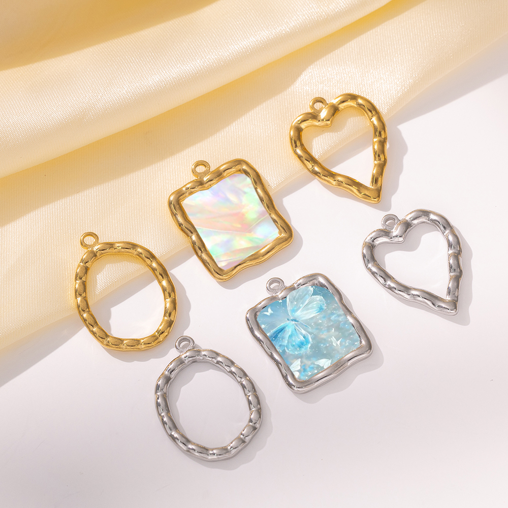 5pcs Stainless Steel Heart Rou - Resin Craft Material incelemesi ve fiyatı