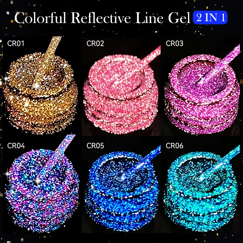 LILYCUTE 6Pcs/Set 5ml Reflecti - Resin Glitter Pack incelemesi ve fiyatı