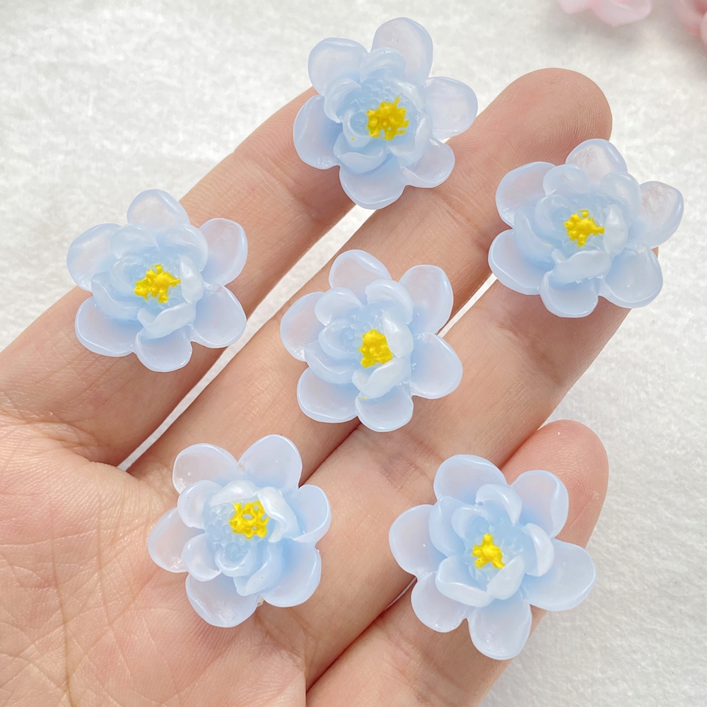 10Pcs New Cute Cartoon Flower  - Flower Preservation Resin incelemesi ve fiyatı
