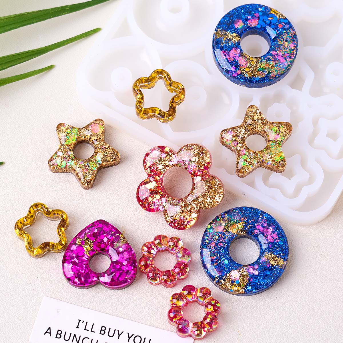 Handmade Press On Nails Transp - Resin Craft Material incelemesi ve fiyatı