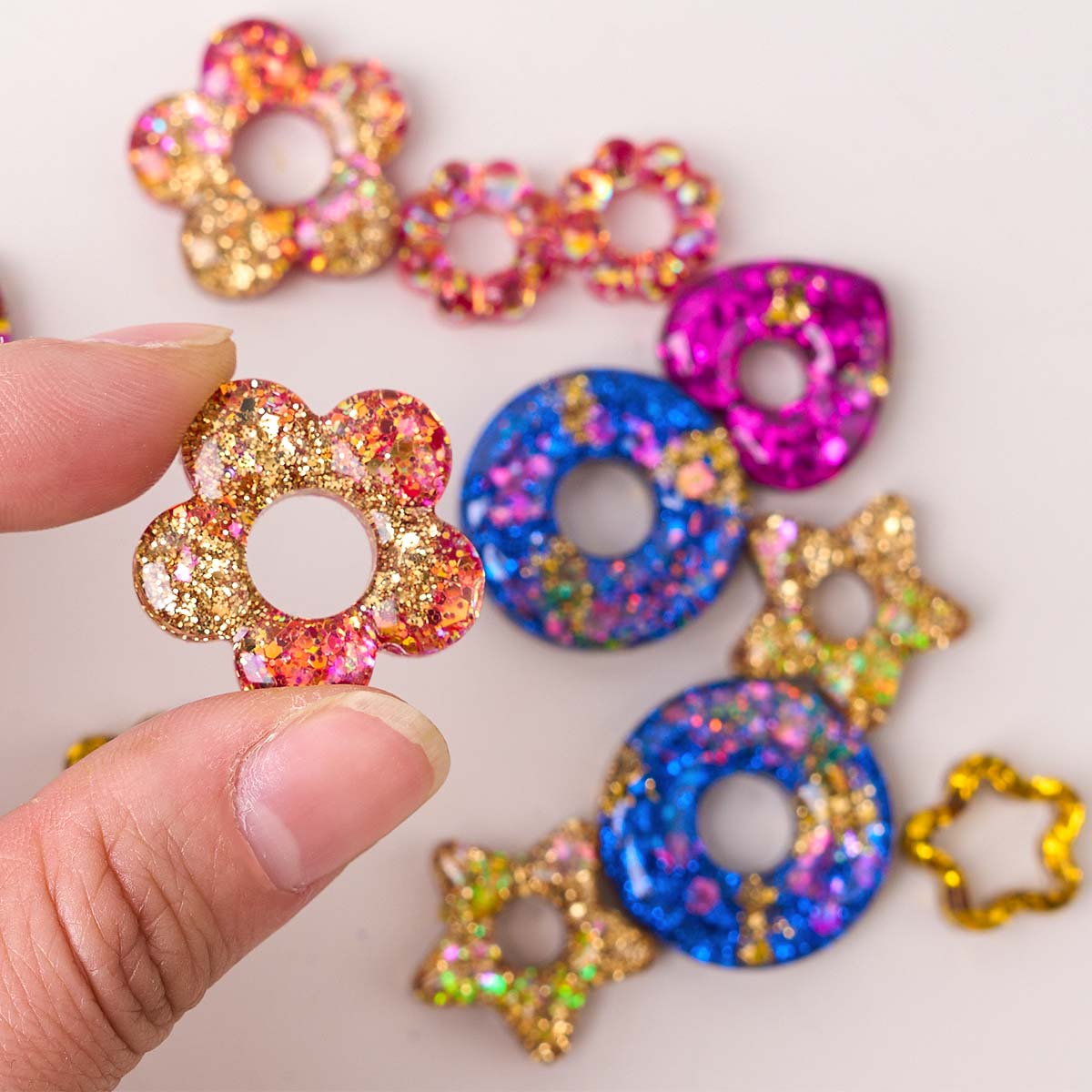 Handmade Press On Nails Transp - Resin Craft Material incelemesi ve fiyatı