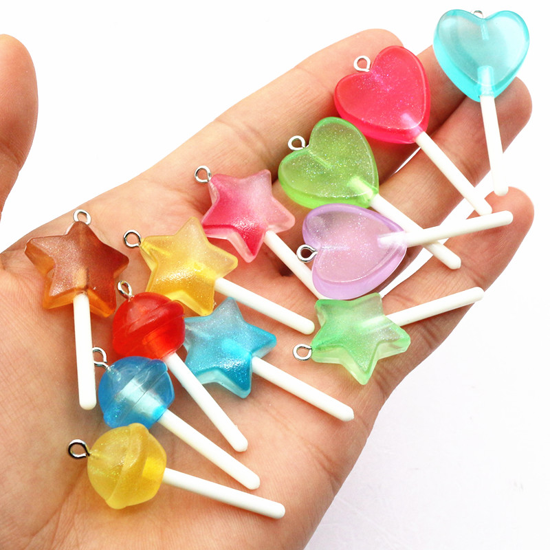 10pcs Mixed Colors Resin Cute  - Flower Preservation Resin incelemesi ve fiyatı