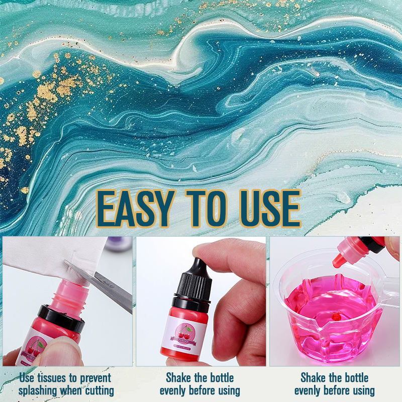 Epoxy Resin Color Pigment 24 V - Epoxy Uv Resin Kit incelemesi ve fiyatı