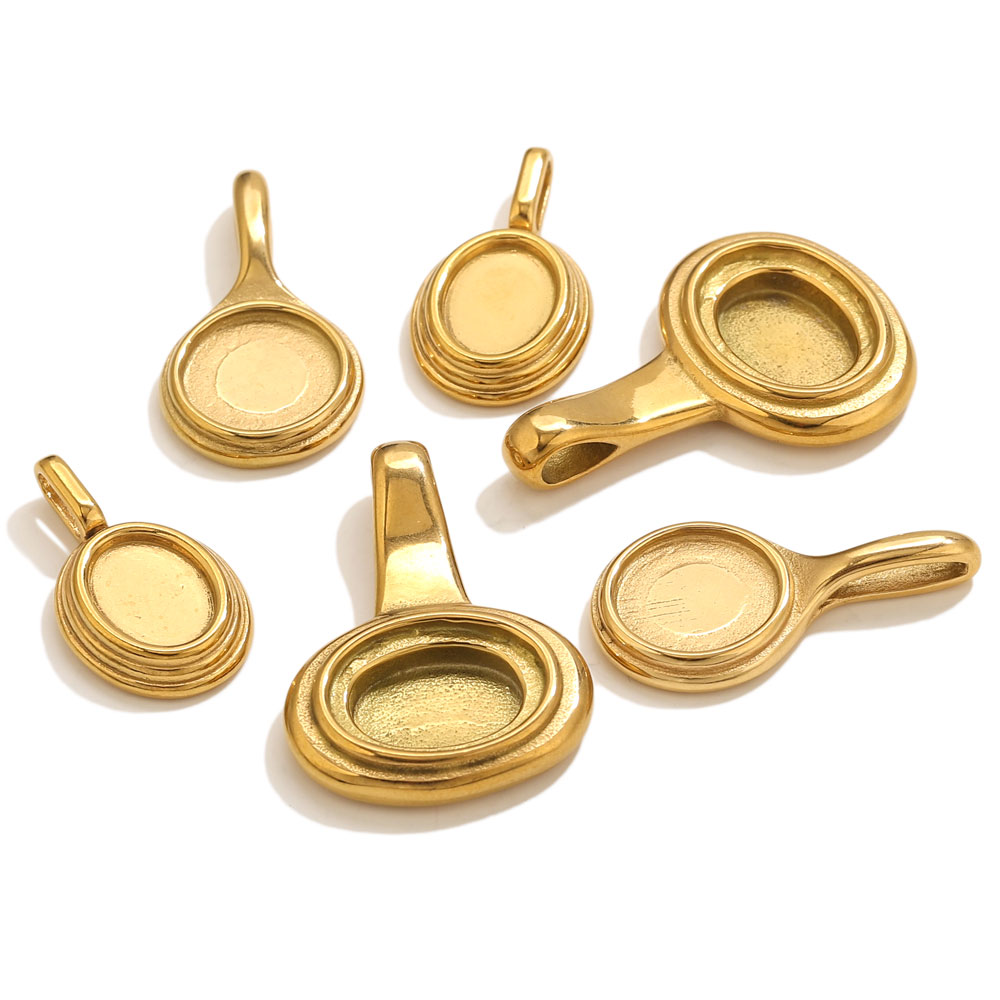 5pcs Stainless Steel Round Ova - Crafting Resin incelemesi ve fiyatı