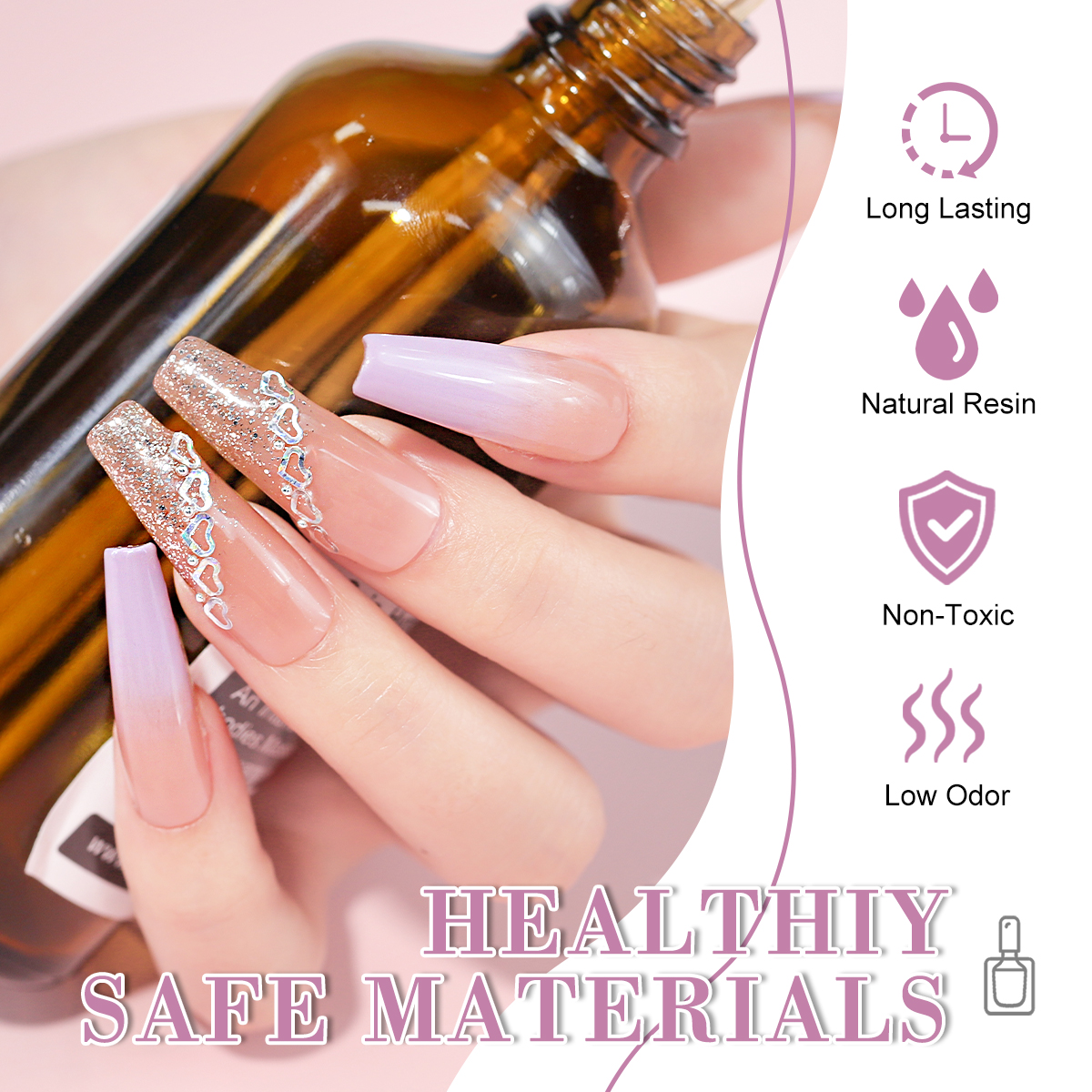 LIMEGIRL 18 PCS Gel Nail Polis - Resin Glitter Pack incelemesi ve fiyatı