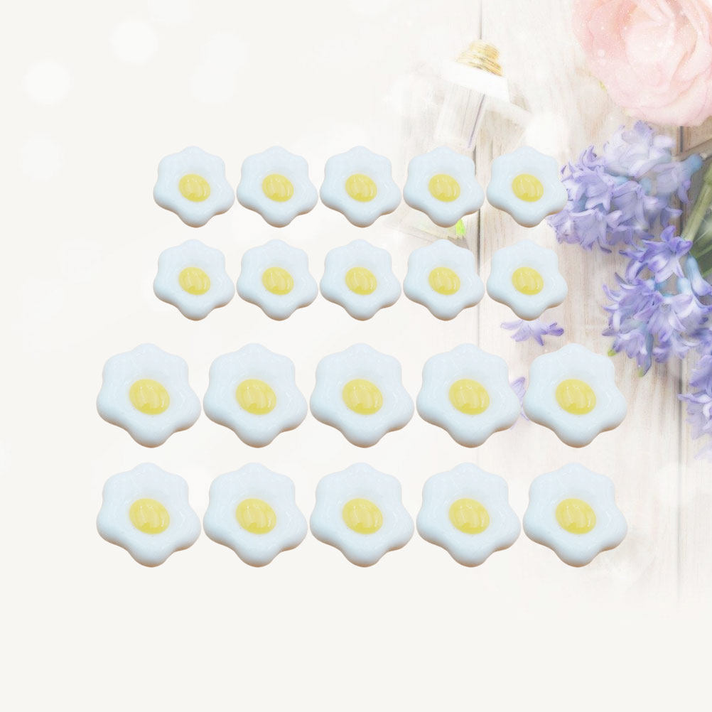 20Pcs Egg Resin DIY Craft Acce - Resin Craft Material incelemesi ve fiyatı