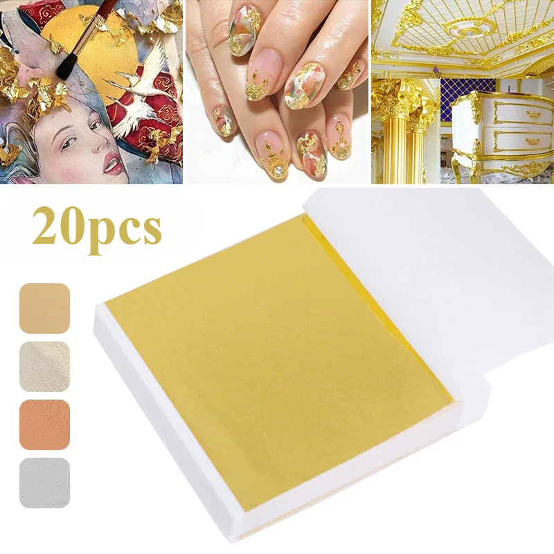20 Pcs Gold Leaf Sheets: Versa - Gold Foil Flakes incelemesi ve fiyatı