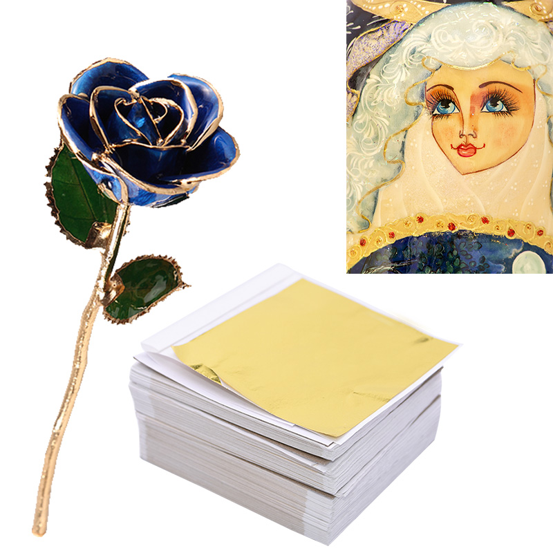 100pcs Imitation Gold Sliver L - Gold Foil Flakes incelemesi ve fiyatı