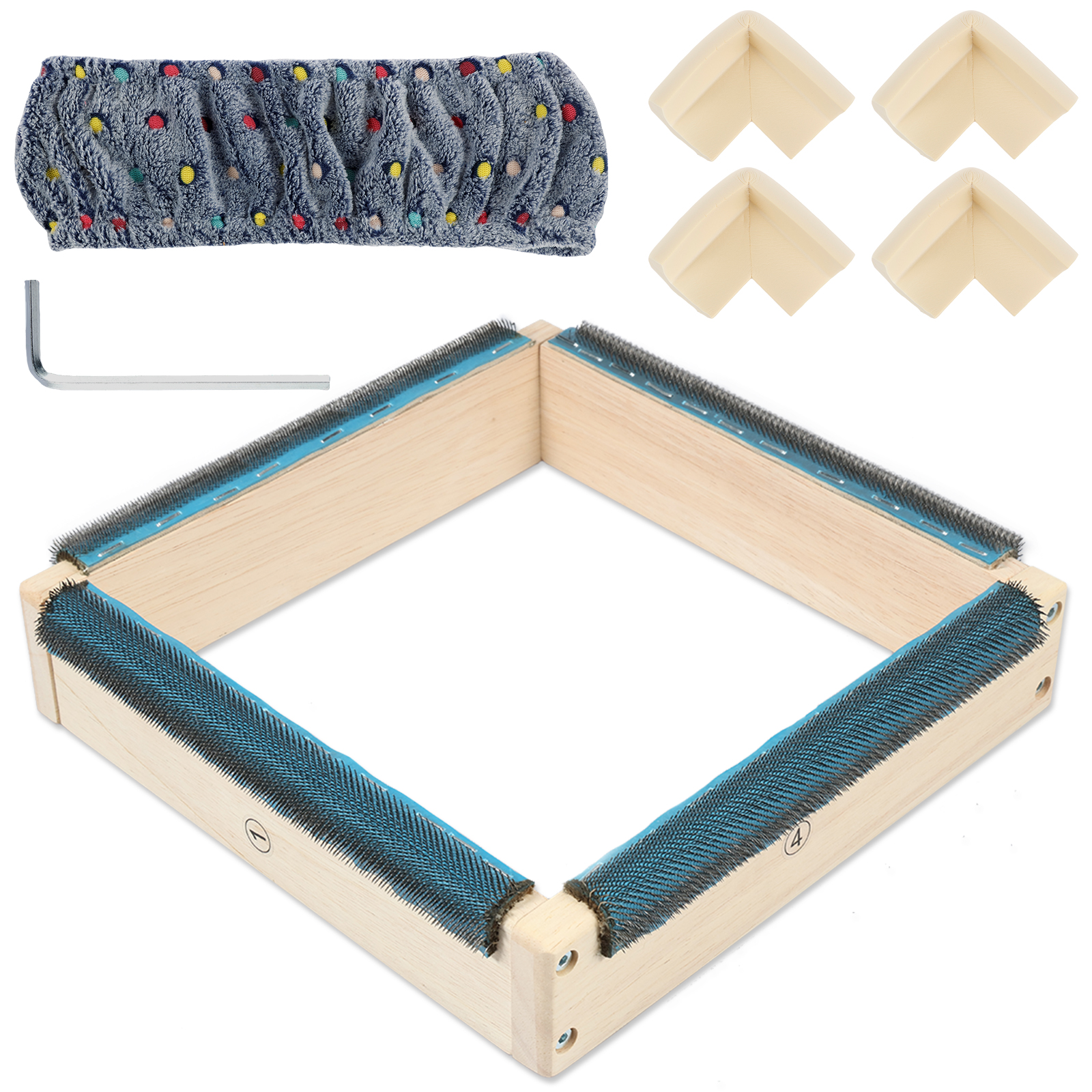 Punch Needle Frame Square Embr - Wood Ring Blank incelemesi ve fiyatı