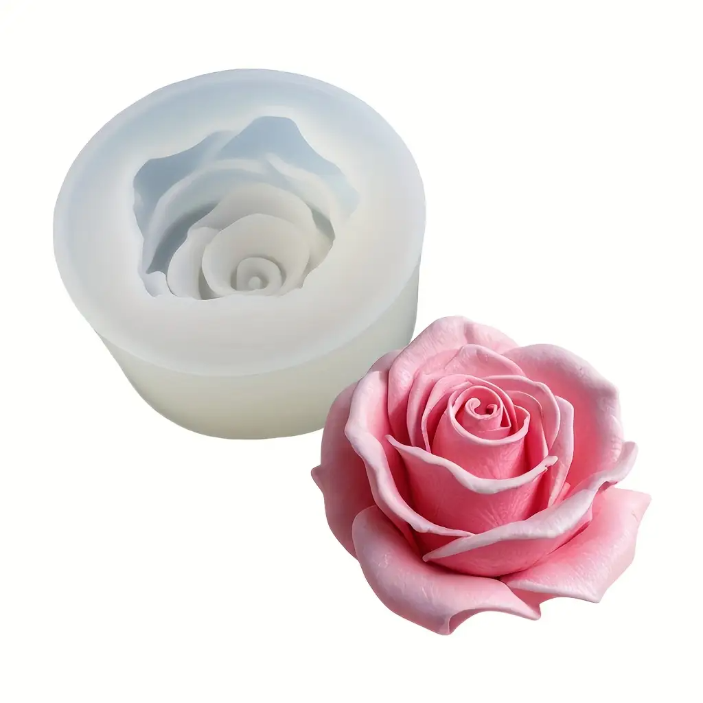 1 Rose Silicone Candle Mold -  - Flower Preservation Resin incelemesi ve fiyatı