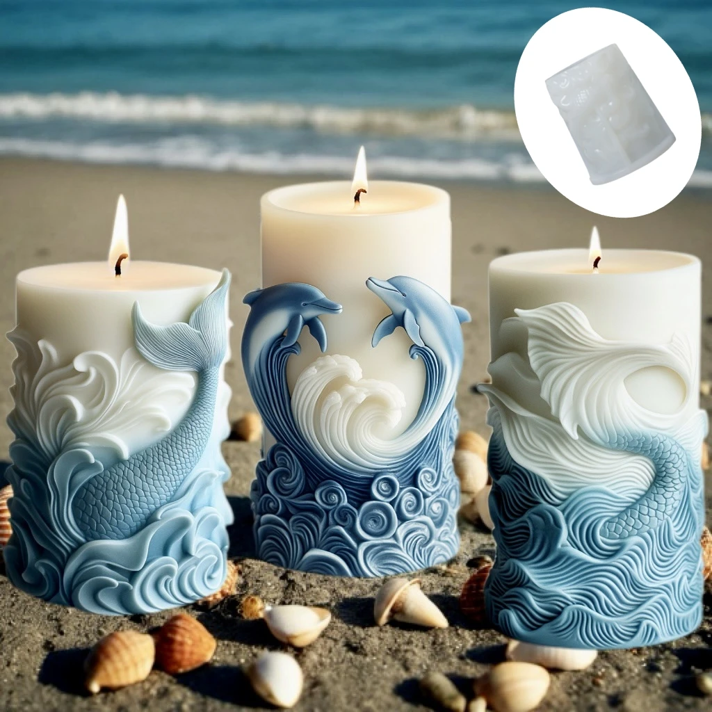 2024 ocean wave foam cylindric - Resin Ocean Wave Mold incelemesi ve fiyatı