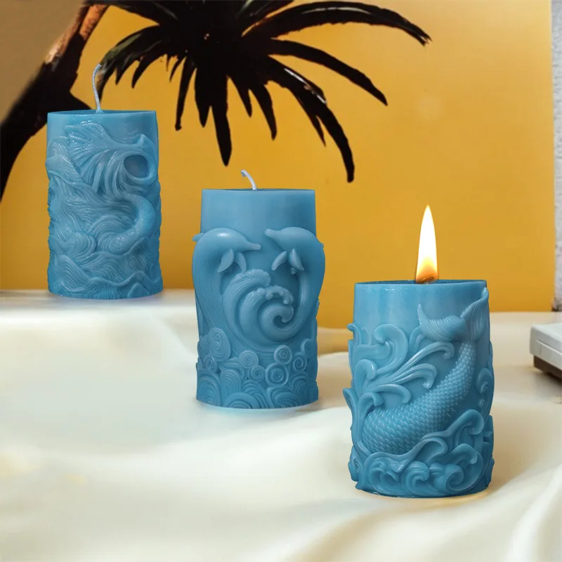 2024 ocean wave foam cylindric - Resin Ocean Wave Mold incelemesi ve fiyatı