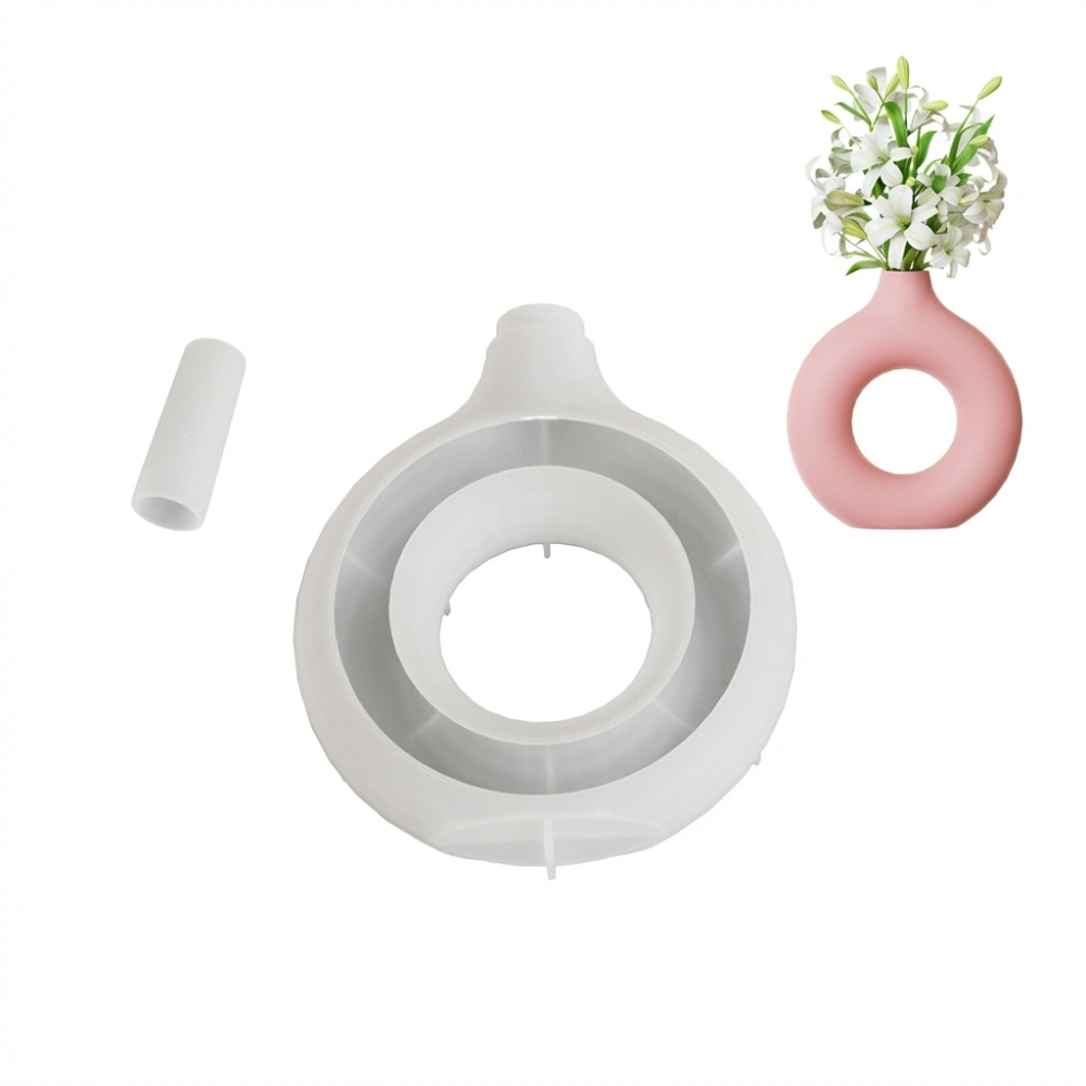 Oval Stripe Silicone Vase Mold - Resin Craft Workshop incelemesi ve fiyatı