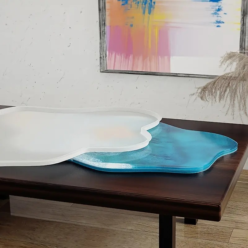 Large 61cm Irregular tray epox - Resin Ocean Wave Mold incelemesi ve fiyatı