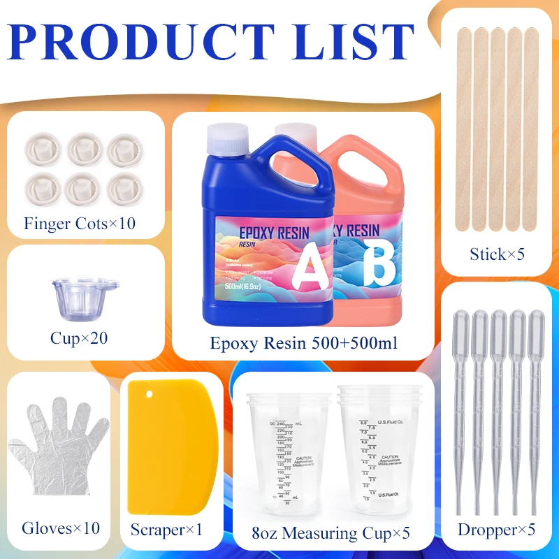 Easy Mixing Epoxy Resin Kit Cr - Epoxy Uv Resin Kit incelemesi ve fiyatı