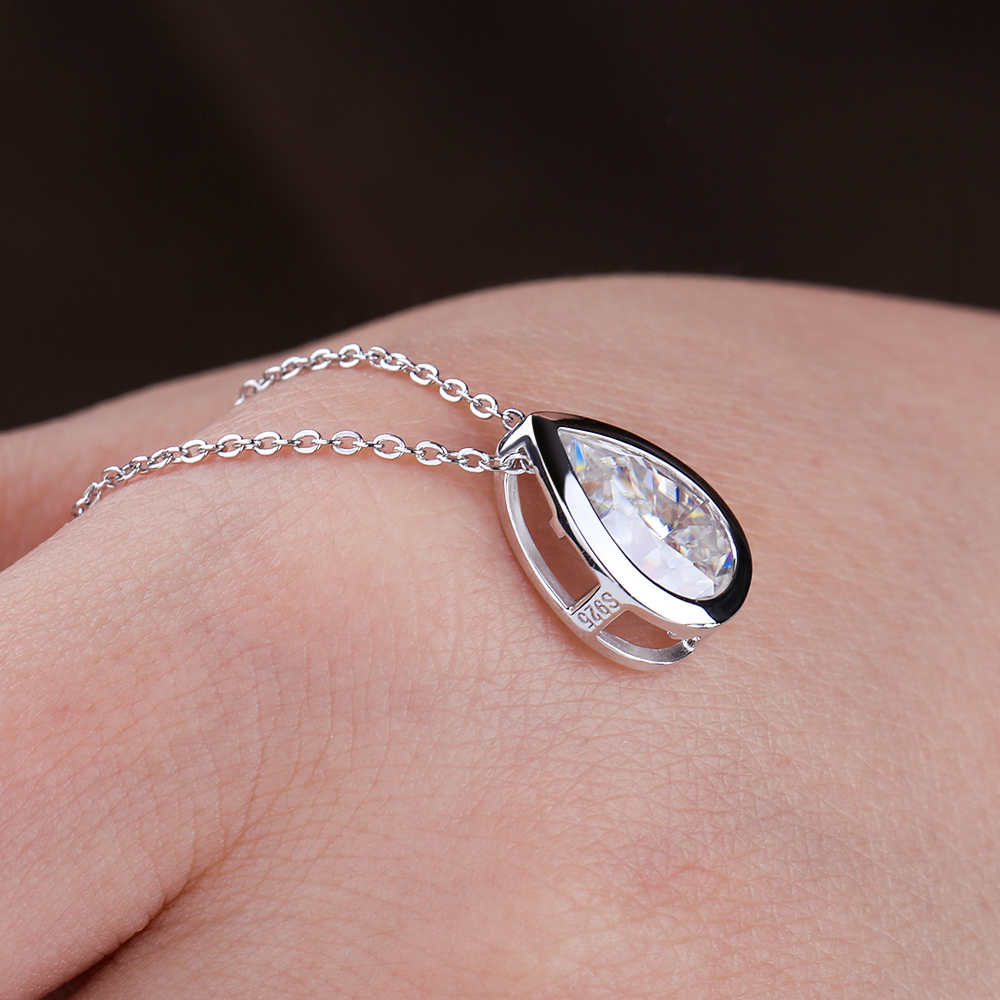 BXINY 4Carat Bezel Set WaterDr - Bezels Set Pendant incelemesi ve fiyatı