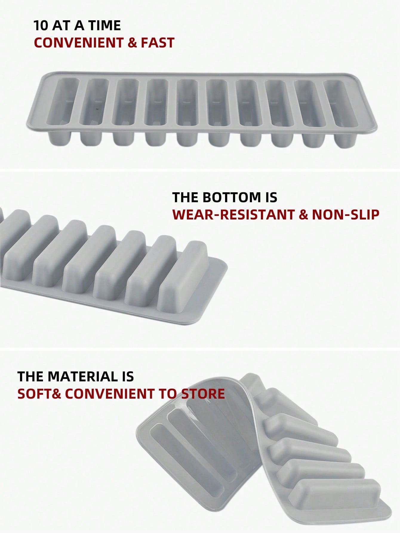 1pc Multi-grid Ice Cube Mold,  - Silicone Mold Tray incelemesi ve fiyatı