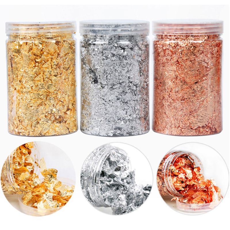 3Box Gold Leaf Flakes Foil Pap - Gold Foil Flakes incelemesi ve fiyatı