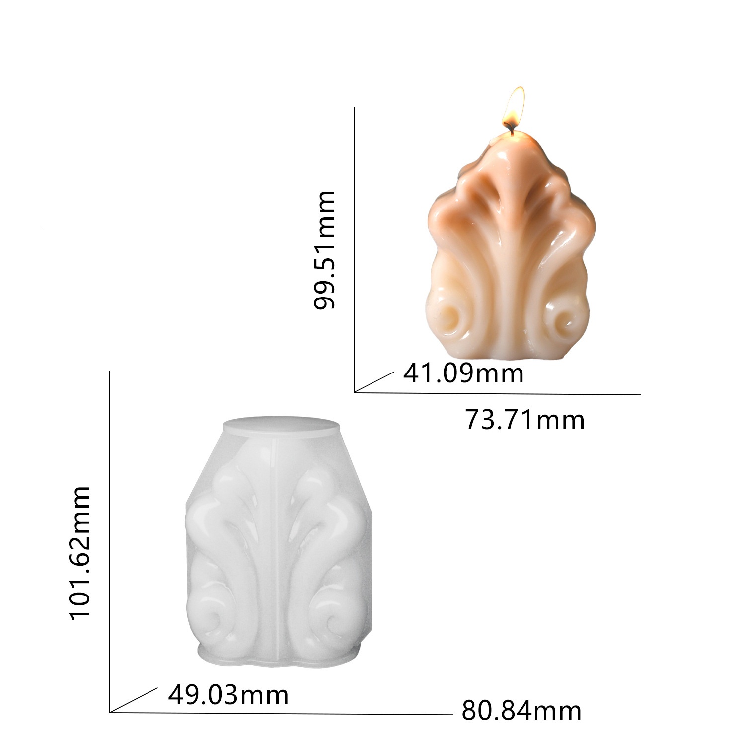 Ocean Shell Candle Silicone Mo - Resin Ocean Wave Mold incelemesi ve fiyatı