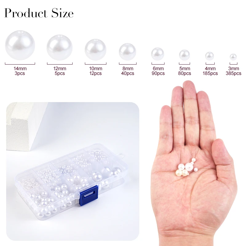 800pcs Artificial Faux Pearl R - Resin Craft Kit incelemesi ve fiyatı