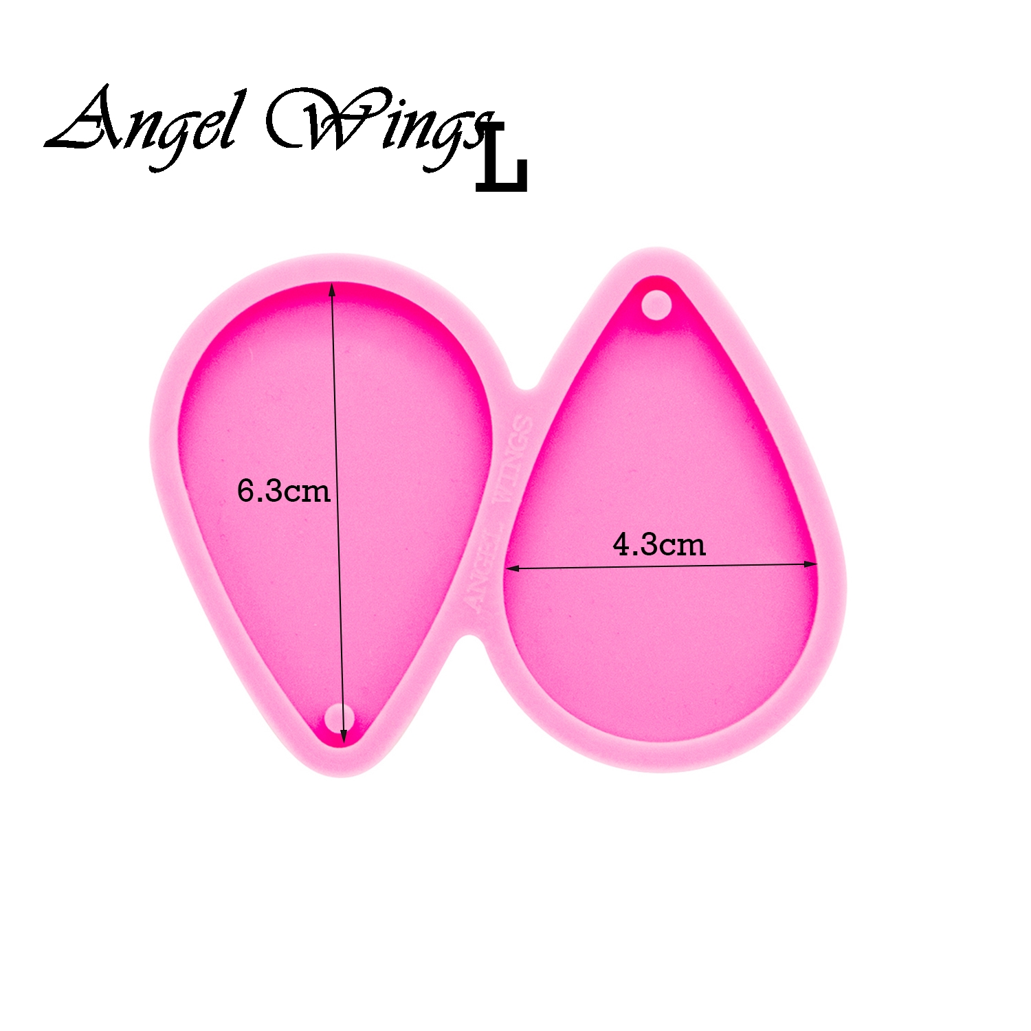 Shiny Tear Drop Hoop Earrings  - Geode Mold Silicone incelemesi ve fiyatı