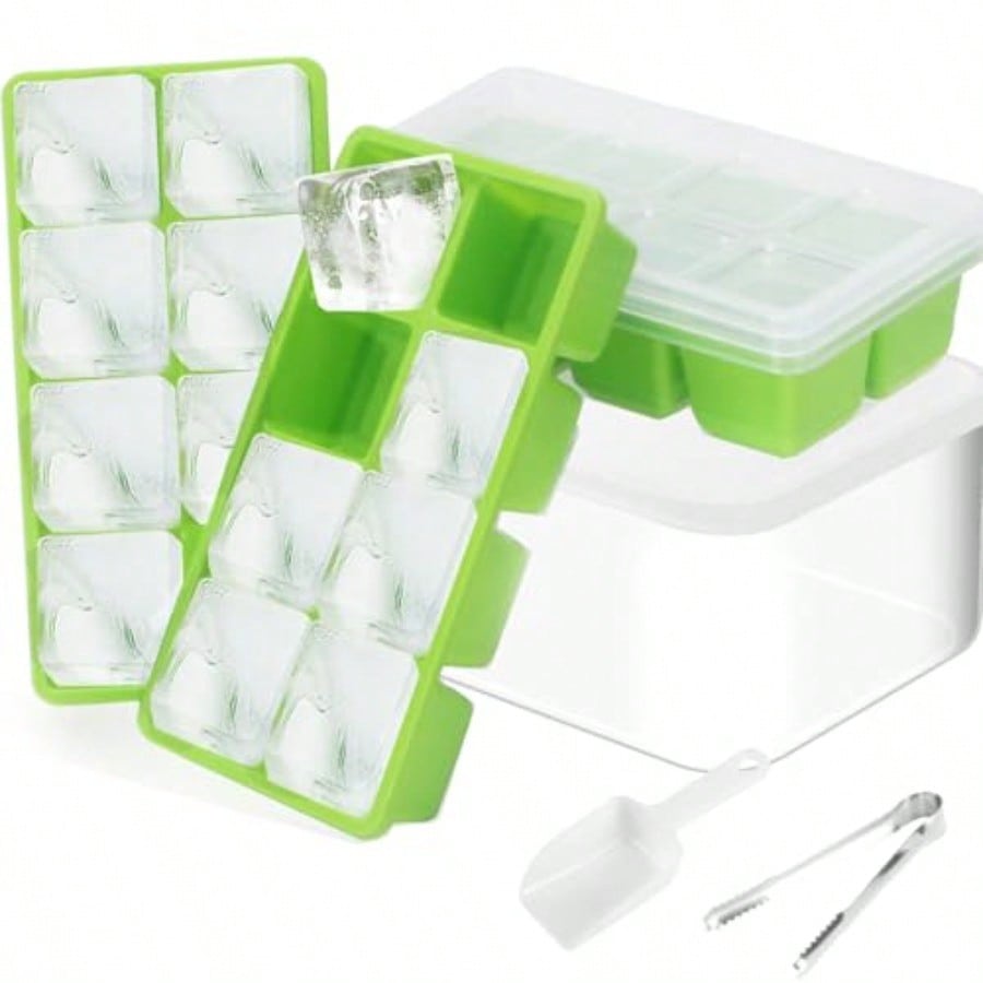 Ice Trays For Freezer With Lid - Silicone Mold Tray incelemesi ve fiyatı