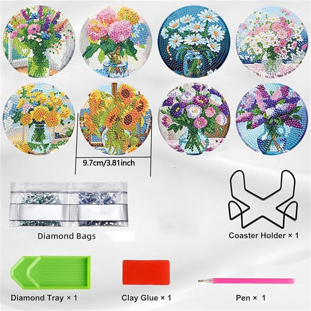 8-piece set of diamond paintin - Resin Craft Kit incelemesi ve fiyatı