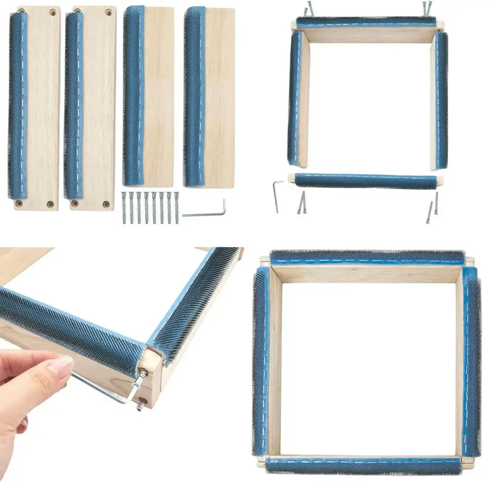 Punch Needle Frame Square Embr - Wood Ring Blank incelemesi ve fiyatı