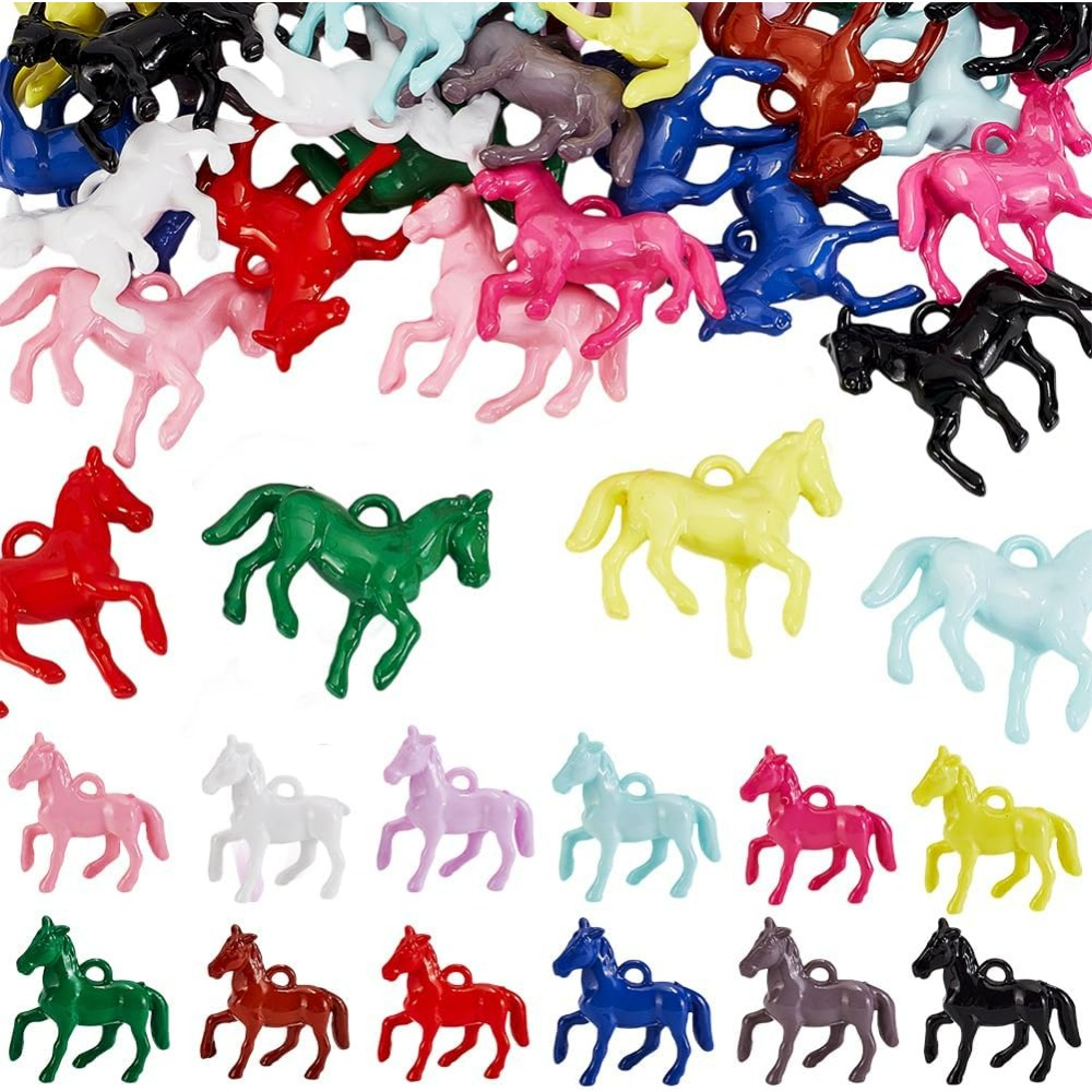 48pcs Opaque Acrylic Pendants  - Resin Craft Kit incelemesi ve fiyatı