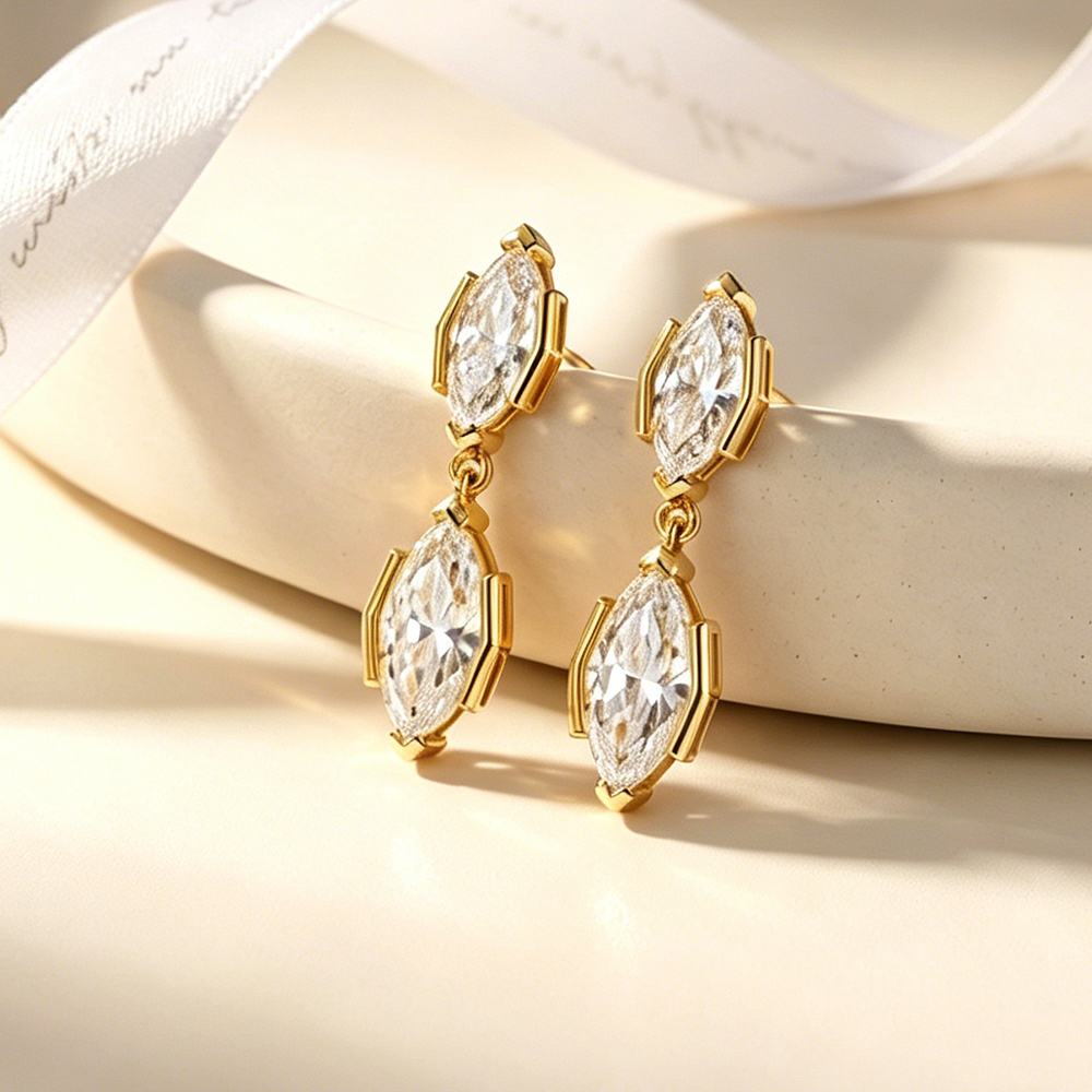EWYA 3CT Marquise Cut Moissani - Bezels Set Pendant incelemesi ve fiyatı