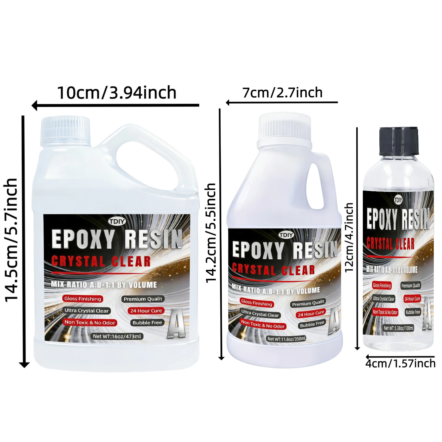 1:1 Crystal Clear Epoxy Resin  - Epoxy Uv Resin Kit incelemesi ve fiyatı