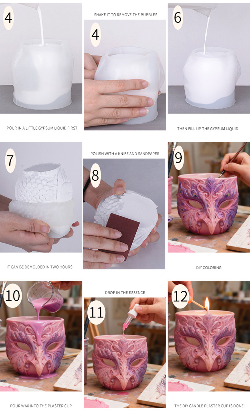 Resin Drip Candle Cups  Cement - Resin Craft Workshop incelemesi ve fiyatı