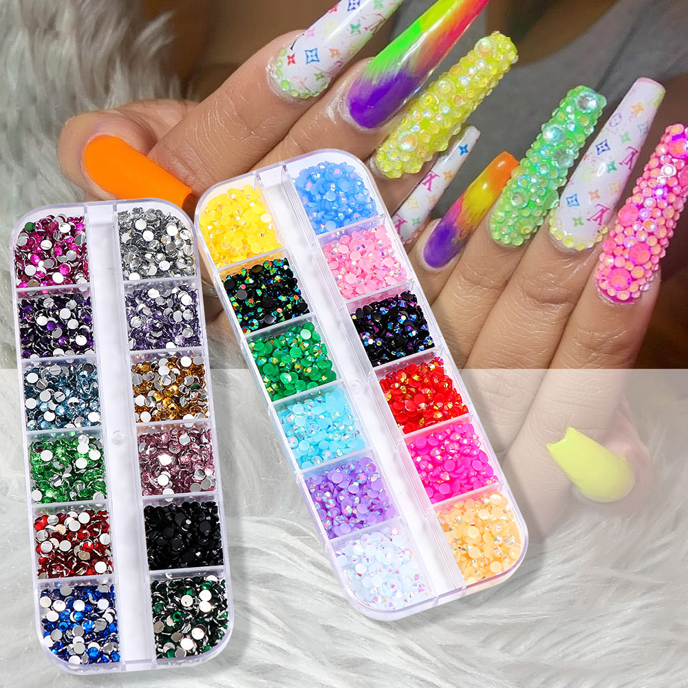 2400pcs 2mm AB Jelly Rhineston - Resin Glitter Pack incelemesi ve fiyatı