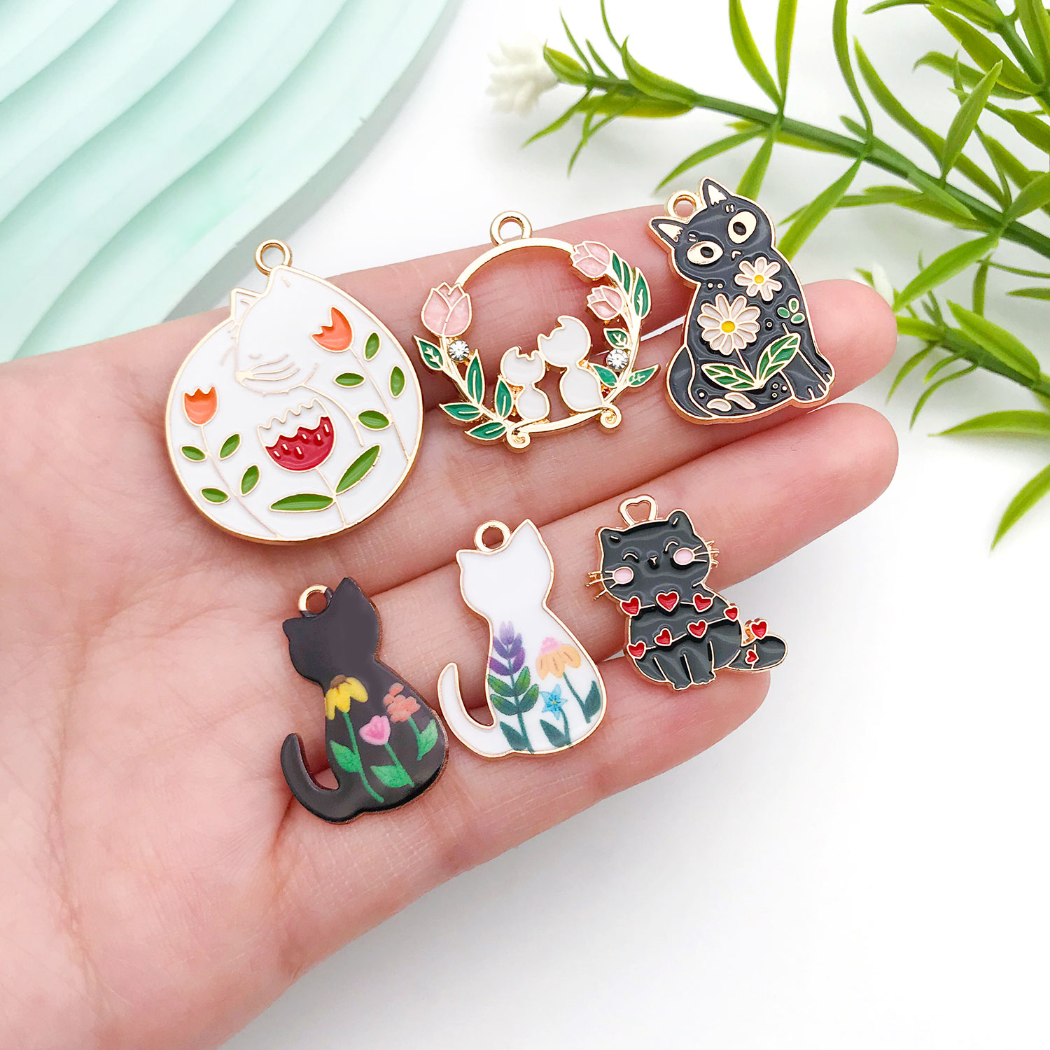 5/10pcs Resin Popular Cat Char - Resin Craft Material incelemesi ve fiyatı