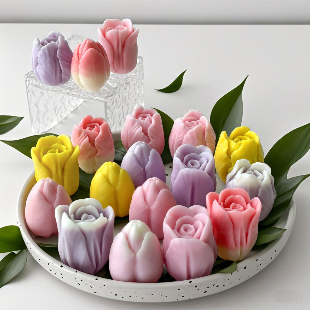 DIY tulip candle silicone mold - Flower Preservation Resin incelemesi ve fiyatı