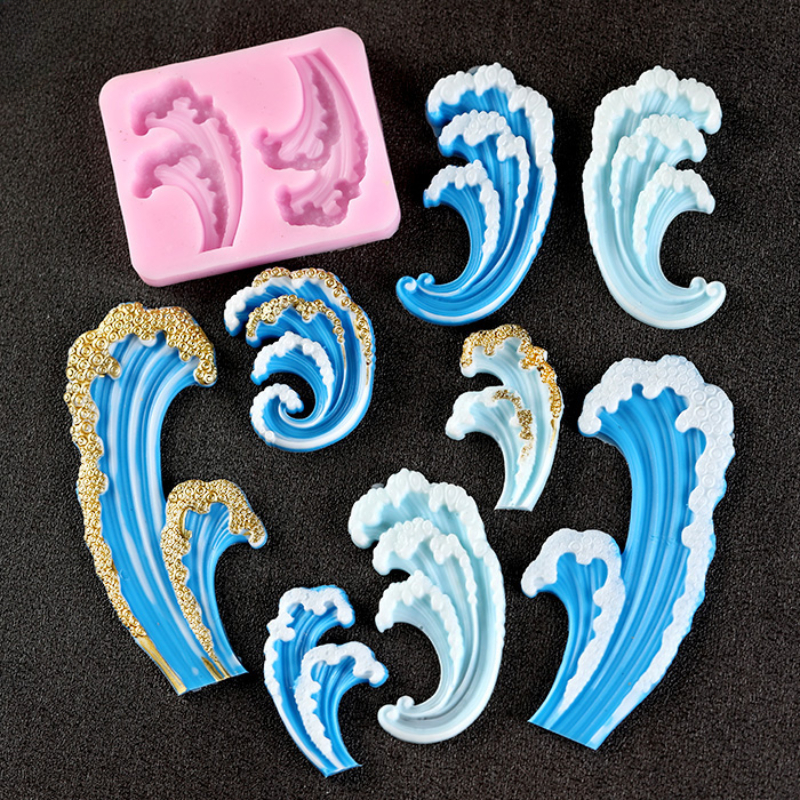 Wave Ocean Silicone Molds Cake - Resin Ocean Wave Mold incelemesi ve fiyatı