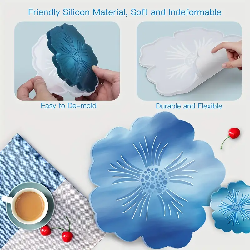 DIY Sakura Shaped Resin Mold - - Geode Mold Silicone incelemesi ve fiyatı